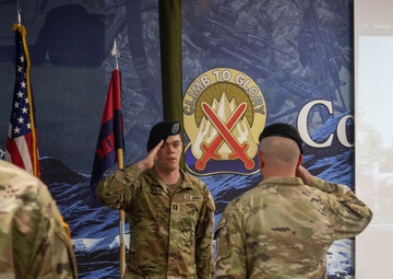 Mountain Reception Company Change of Command