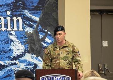 Mountain Reception Company Change of Command