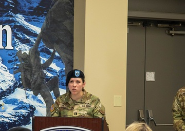 Mountain Reception Company Change of Command