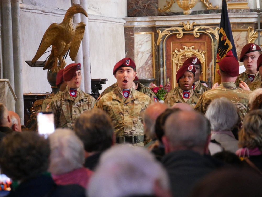 82nd Airborne Division participates in combined memorial service during D-Day 79