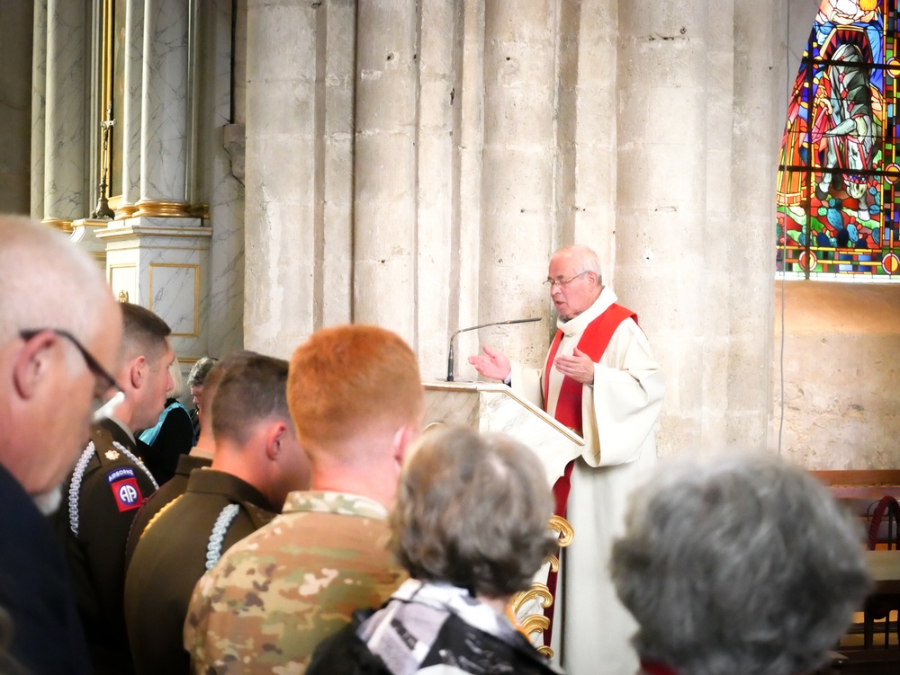 82nd Airborne Division participates in combined memorial service during D-Day 79