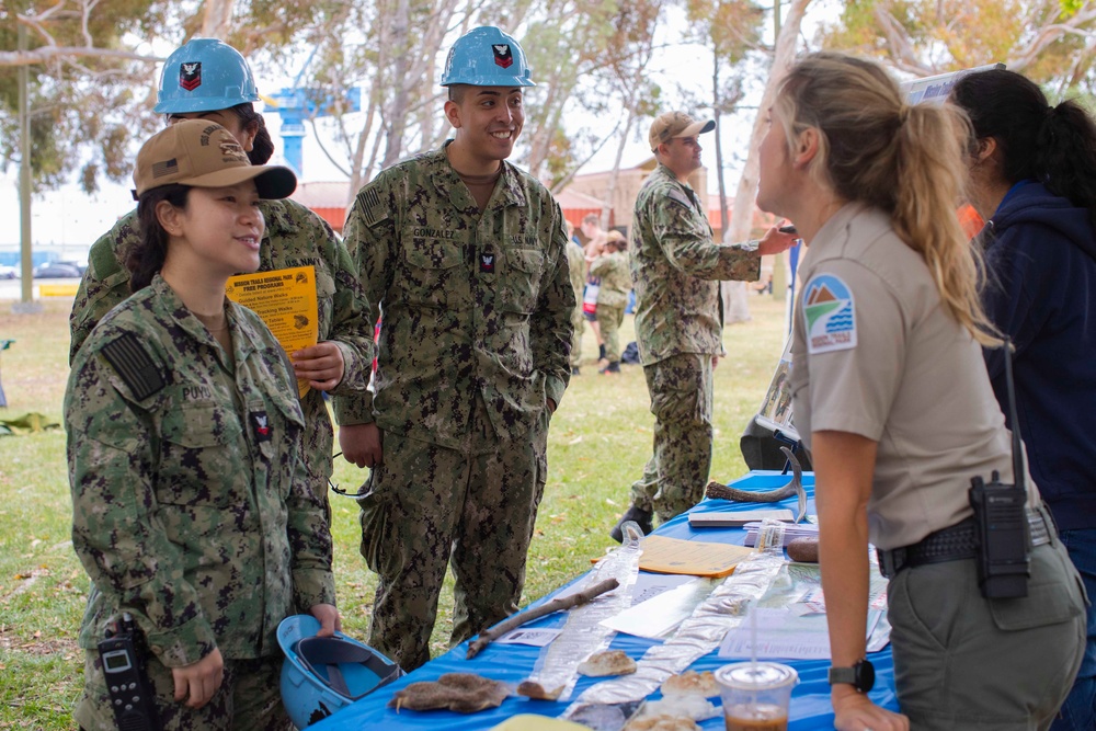 Abraham Lincoln hosts a health fair for Sailors