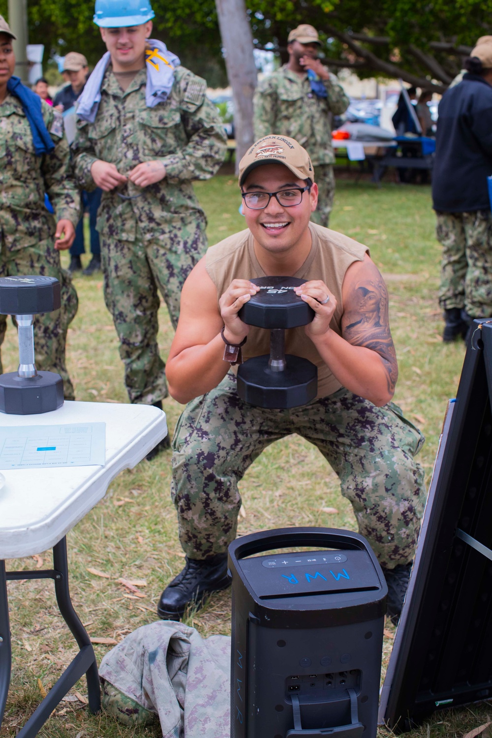 Abraham Lincoln hosts a health fair for Sailors