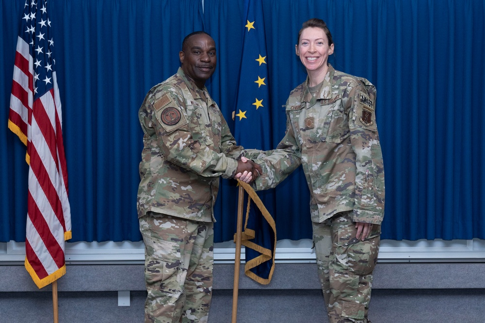ANG CCM Williams visits the 176th Wing