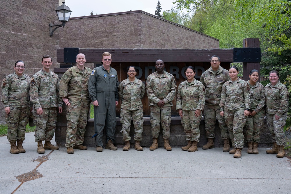 ANG CCM Williams visits the 176th Wing