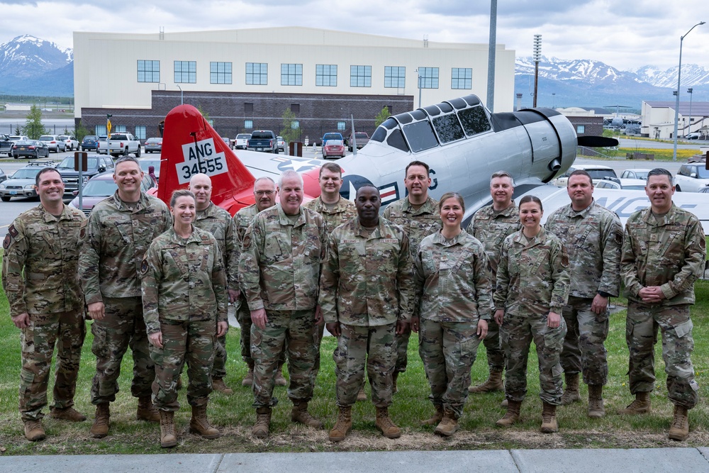 ANG CCM Williams visits the 176th Wing