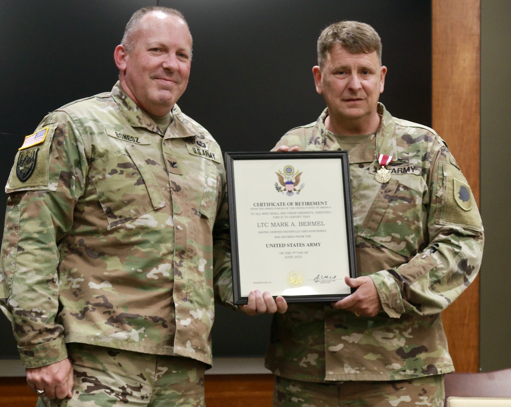 NCO Turned Officer Retires as a Lieutenant Colonel After 30 Years of Service