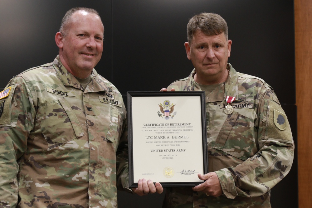 NCO Turned Officer Retires as a Lieutenant Colonel After 30 Years of Service