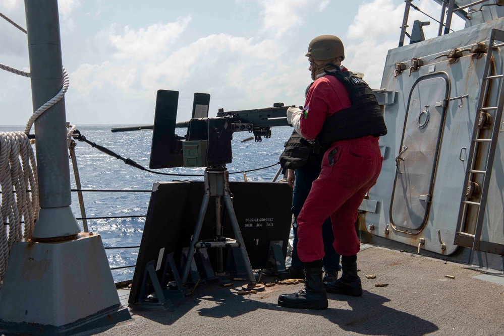 Wayne E. Meyer Conducts Live Fire Exercise