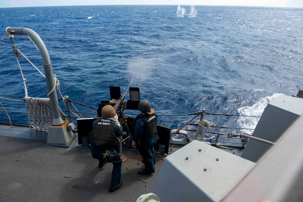 Wayne E. Meyer Conducts Live Fire Exercise