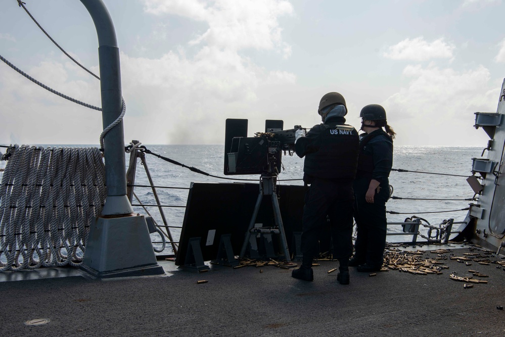 Wayne E. Meyer Conducts Live Fire Exercise