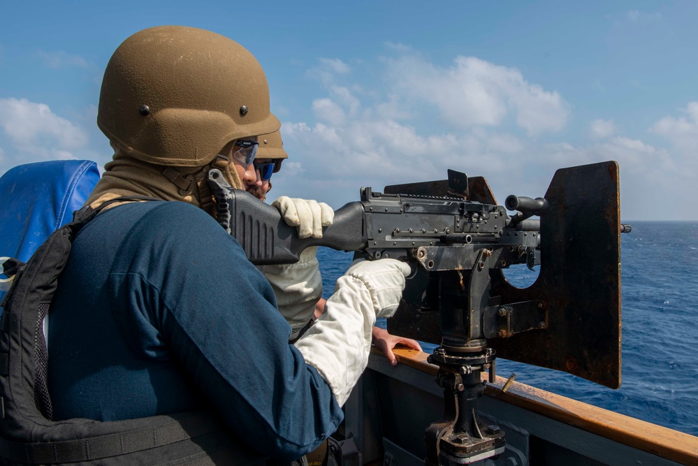 Wayne E. Meyer Conducts Live Fire Exercise