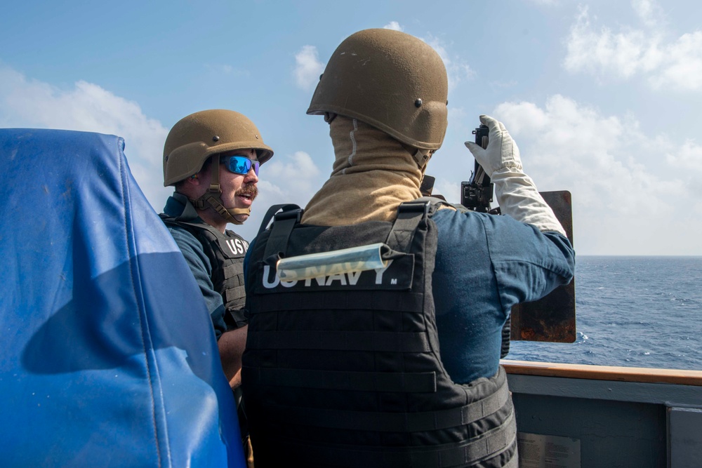 Wayne E. Meyer Conducts Live Fire Exercise