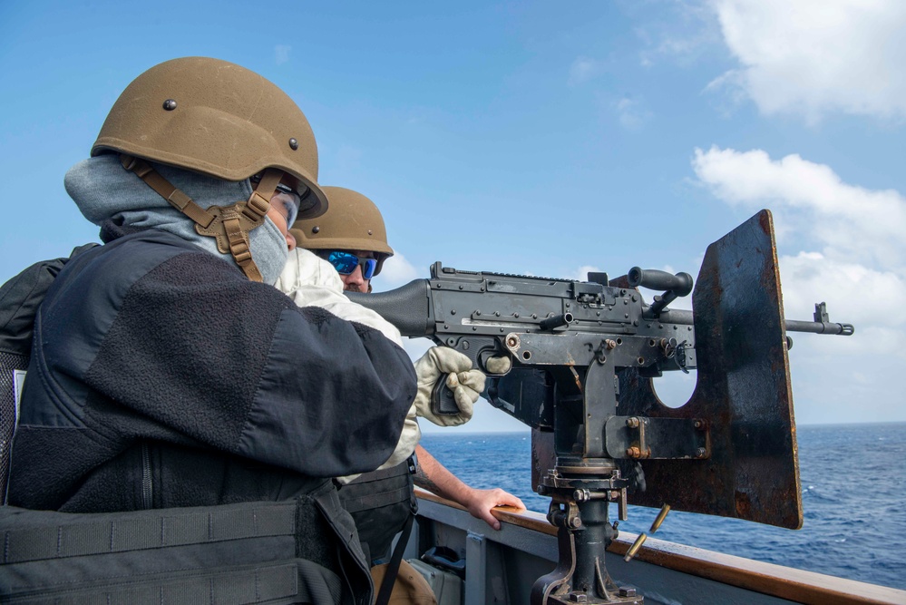 Wayne E. Meyer Conducts Live Fire Exercise