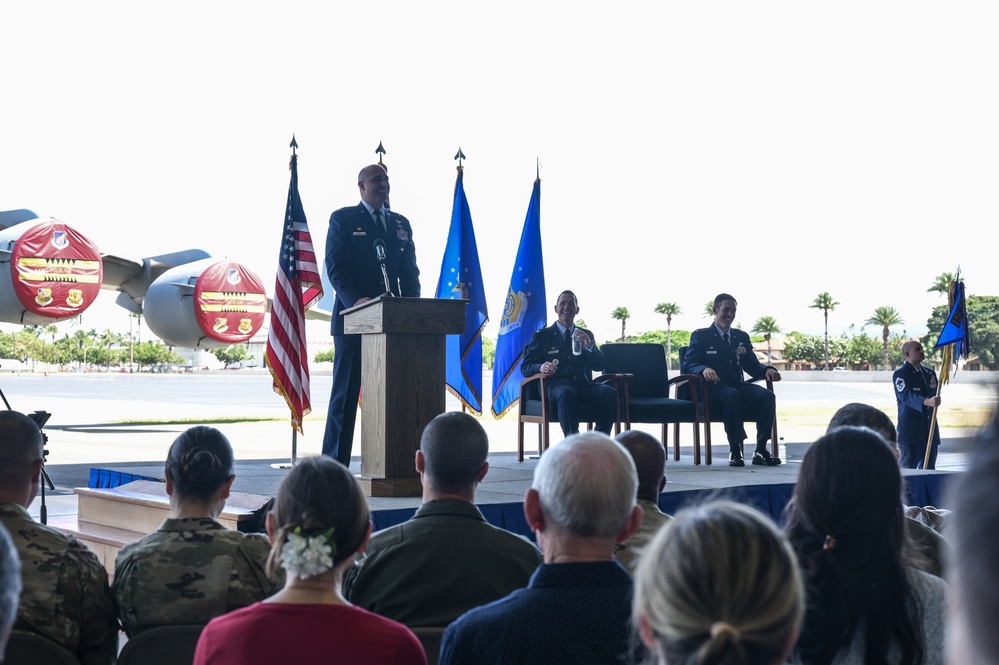 535th Airlift Squadron Change of Command