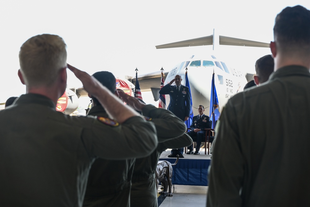 535th Airlift Squadron Change of Command