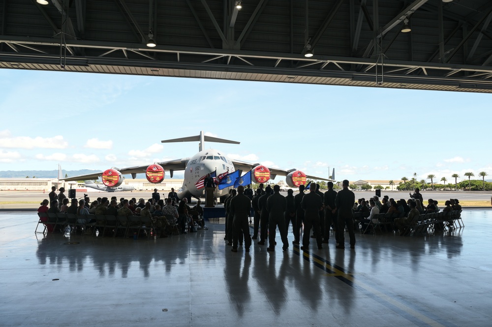 535th Airlift Squadron Change of Command