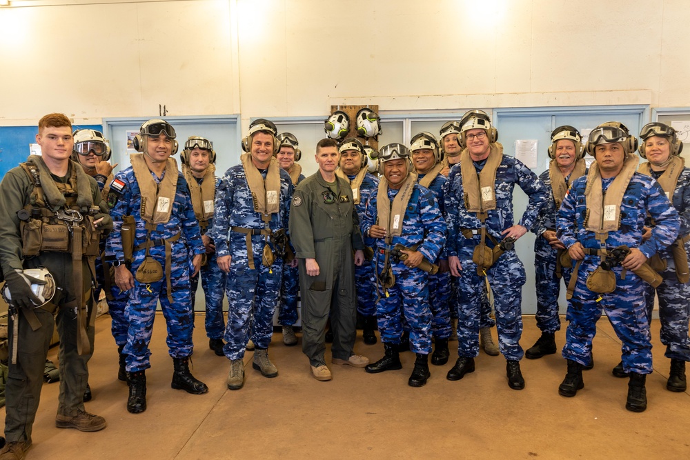 RAAF, Indonesian Air Force tour Darwin in MV-22B Osprey