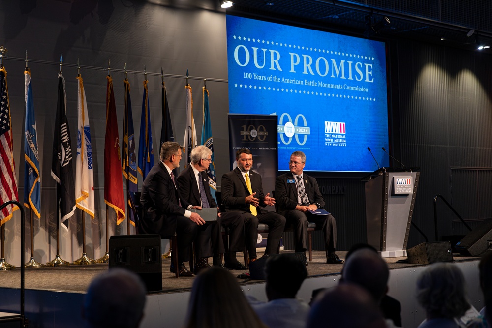 The American Battle Monuments Commission holds a centennial documentary screening at the National World War II Museum