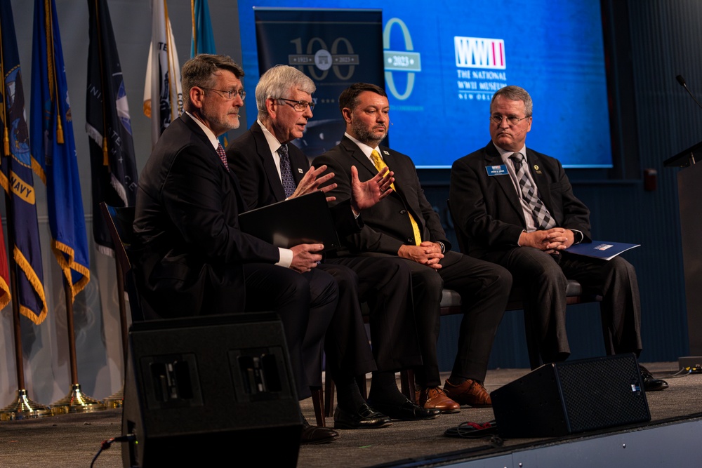 The American Battle Monuments Commission holds a centennial documentary screening at the National World War II Museum