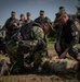 Soldiers from the 508th Military Police Company demonstrate detaining procedures to Albanian and Bulgarian servicemen during DEFENDER 23