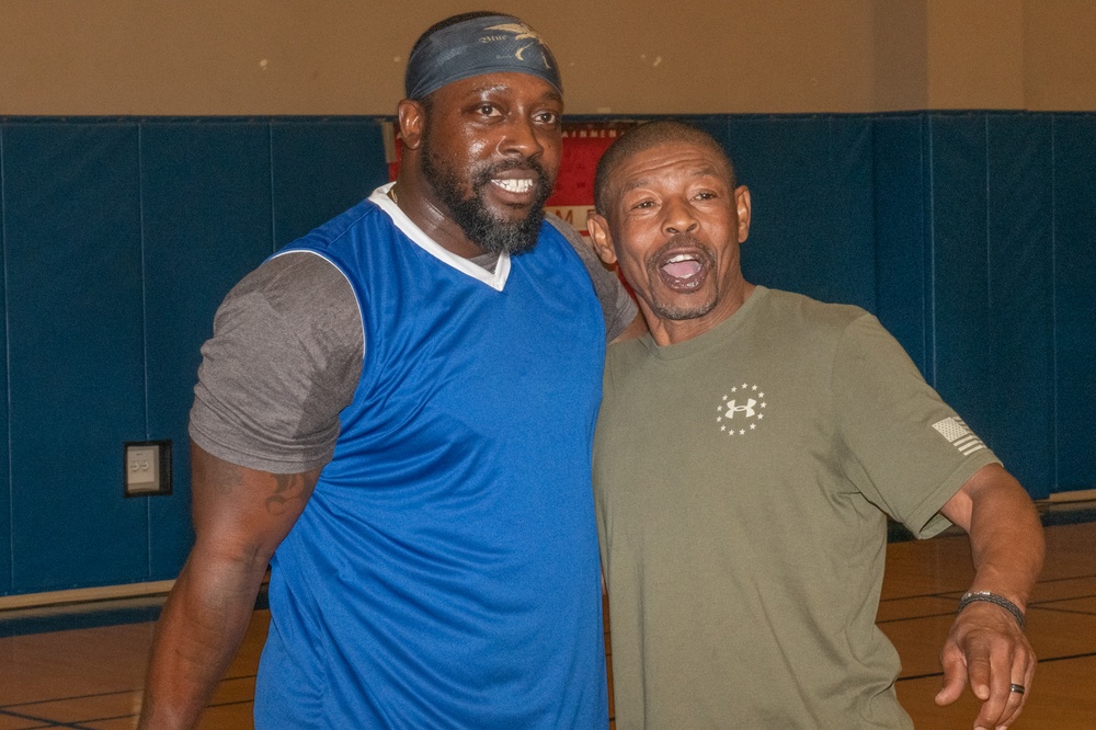 NBA Legends visit Camp Lemonnier