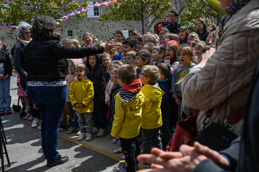 U.S. Armed Forces honor fallen in Negreville for D-Day 79