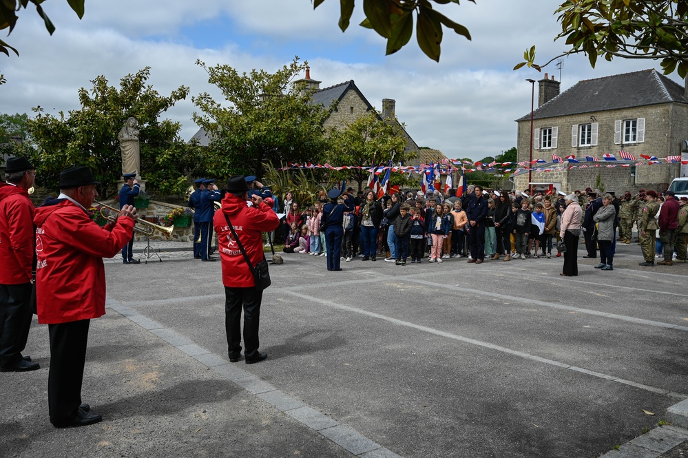 U.S. Armed Forces honor fallen in Negreville for D-Day 79