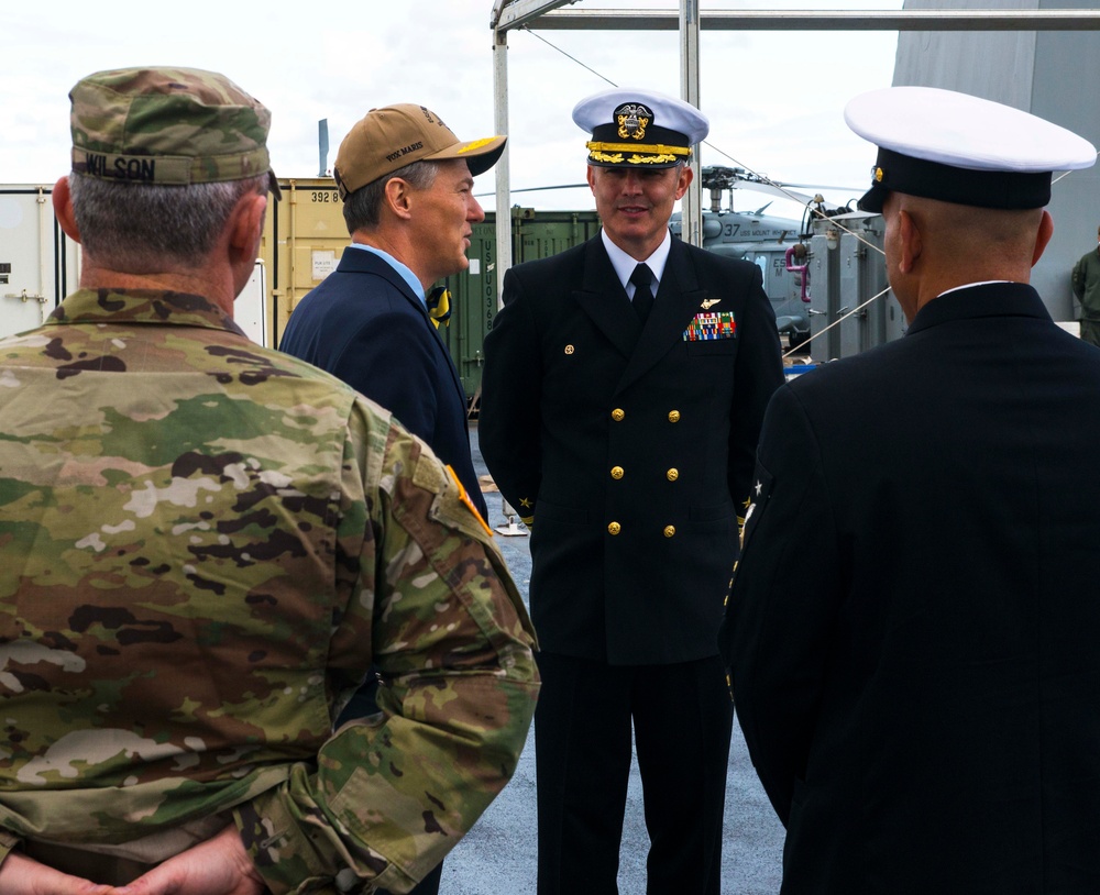 U.S. Ambassador to Estonia Visits USS Mount Whitney