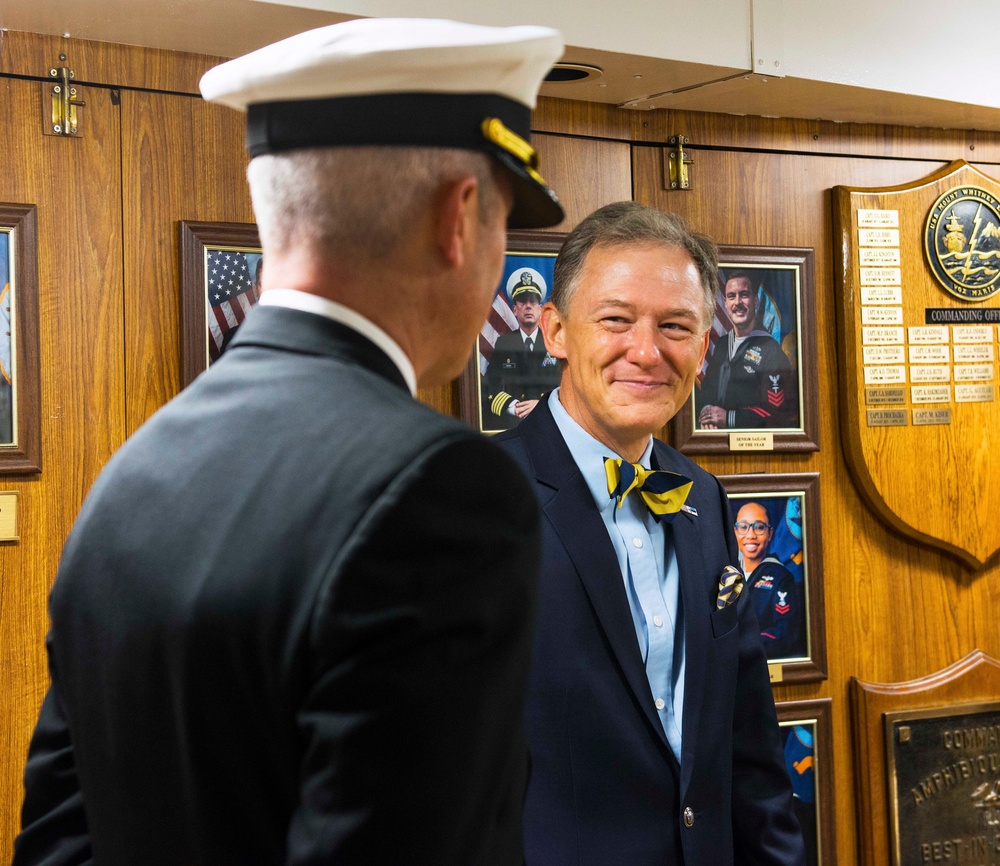 U.S. Ambassador to Estonia Visits USS Mount Whitney