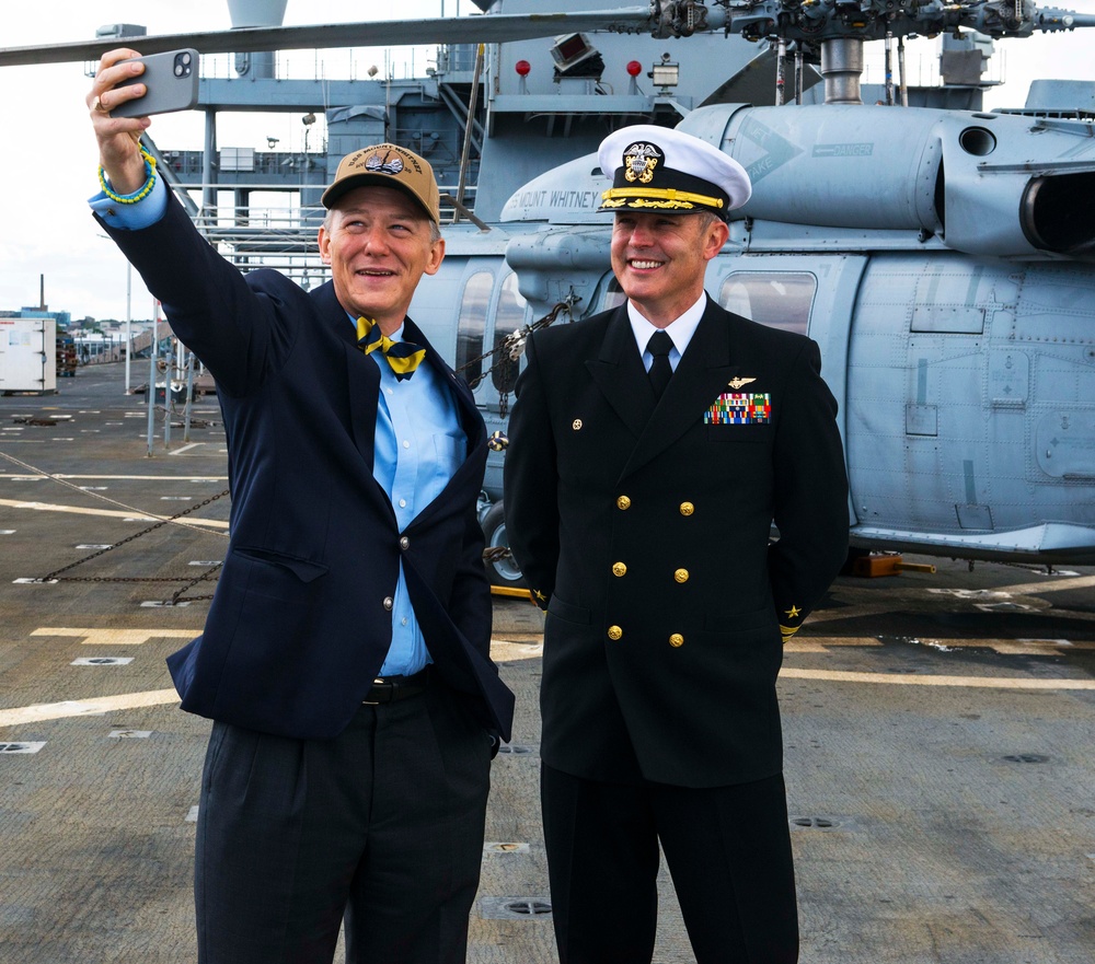 U.S. Ambassador to Estonia Visits USS Mount Whitney