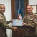 Brig. Gen. Davide Pilatti exchanging gifts with Brig. Gen. Royce Resoso