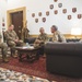 Brig. Gen. Royce Resoso, Col. Brian Wisniewski, and Lt. Col. Jason Scott meeting with Brig. Gen. Davide Pilatti