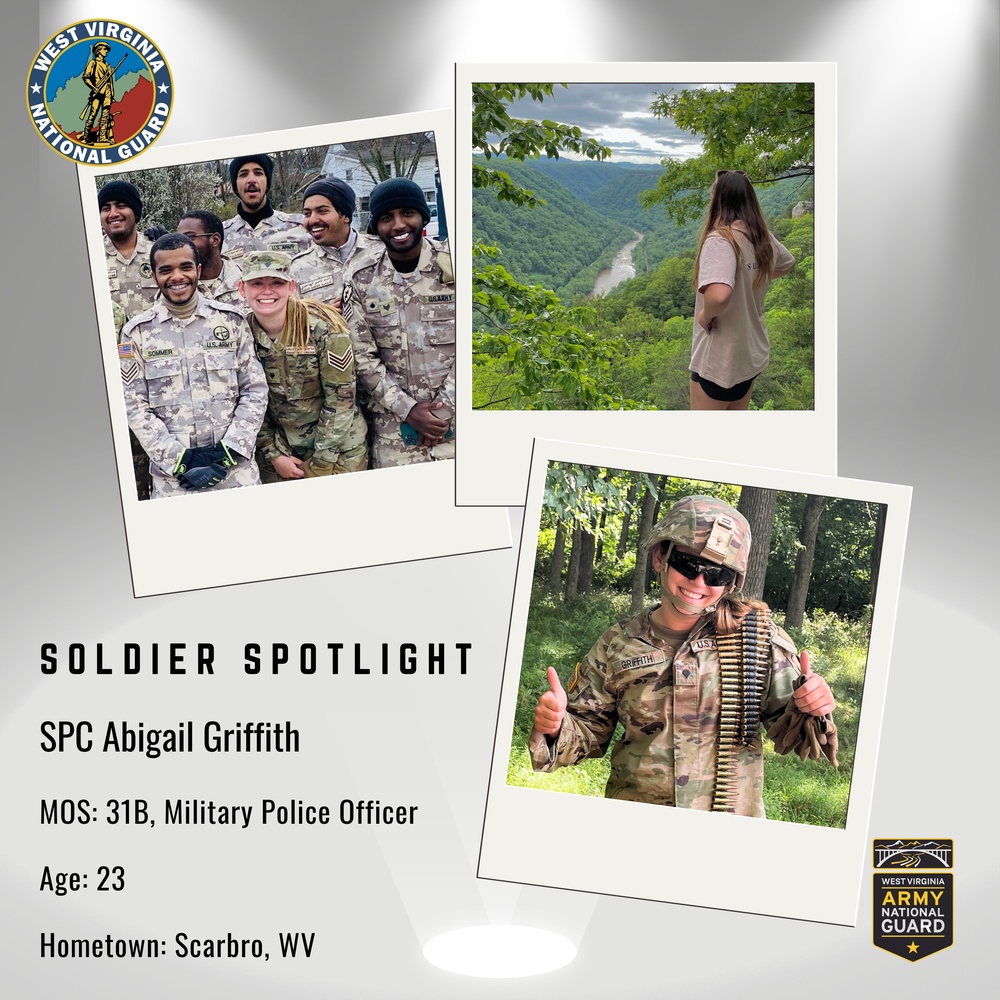 SPC Abigail Griffith, WVNG Soldier Spotlight