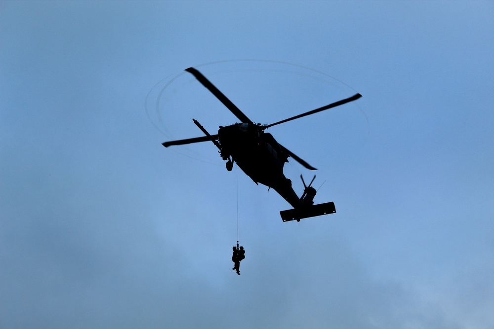 304th Rescue Squadron hoist training