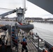 USS Harpers Ferry (LSD 49) sailors make preparations to get underway