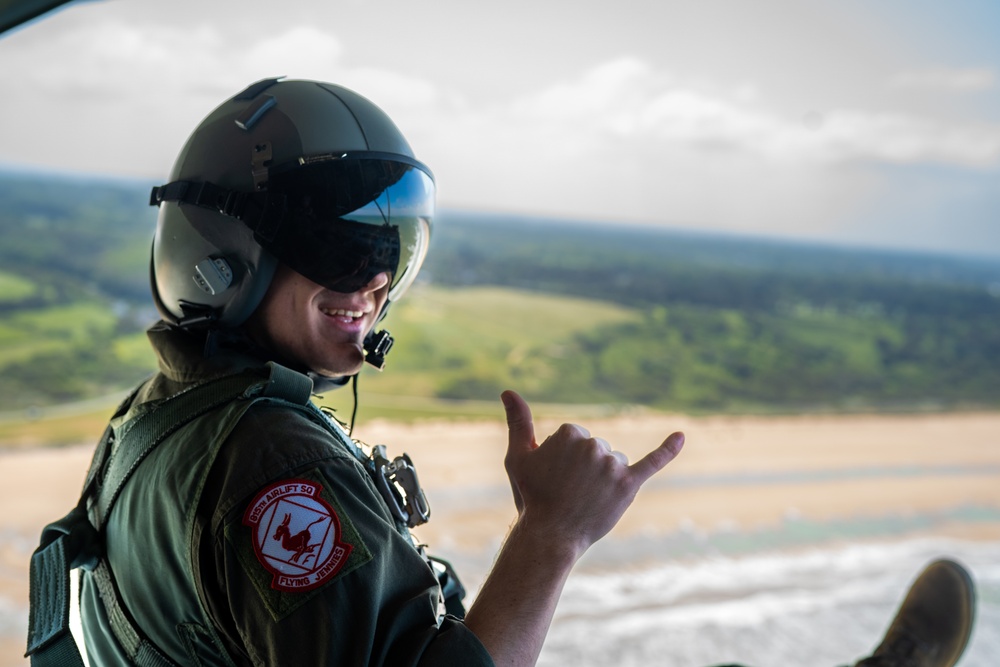 C-130J fly-over commemorates D-Day 79