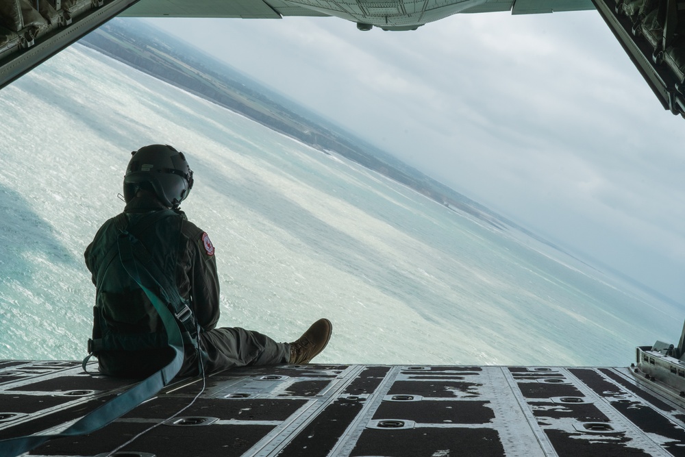 C-130J fly-over commemorates D-Day 79