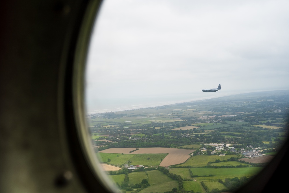 C-130J fly-over commemorates D-Day 79