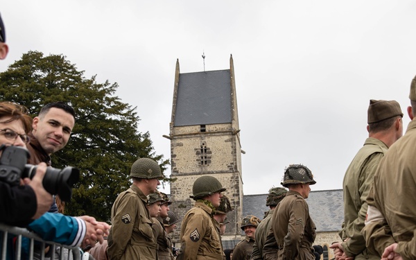 Angoville-au Plain Memorial Ceremony