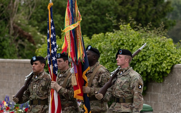 Angoville-au Plain Memorial Ceremony