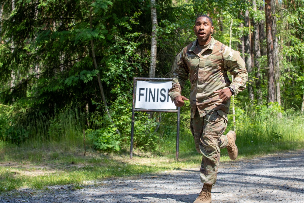 Victory Corps’ Elhers Cup participants tackle an obstacle course on their third day