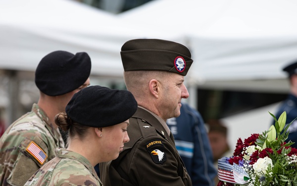Angoville-au Plain Memorial Ceremony