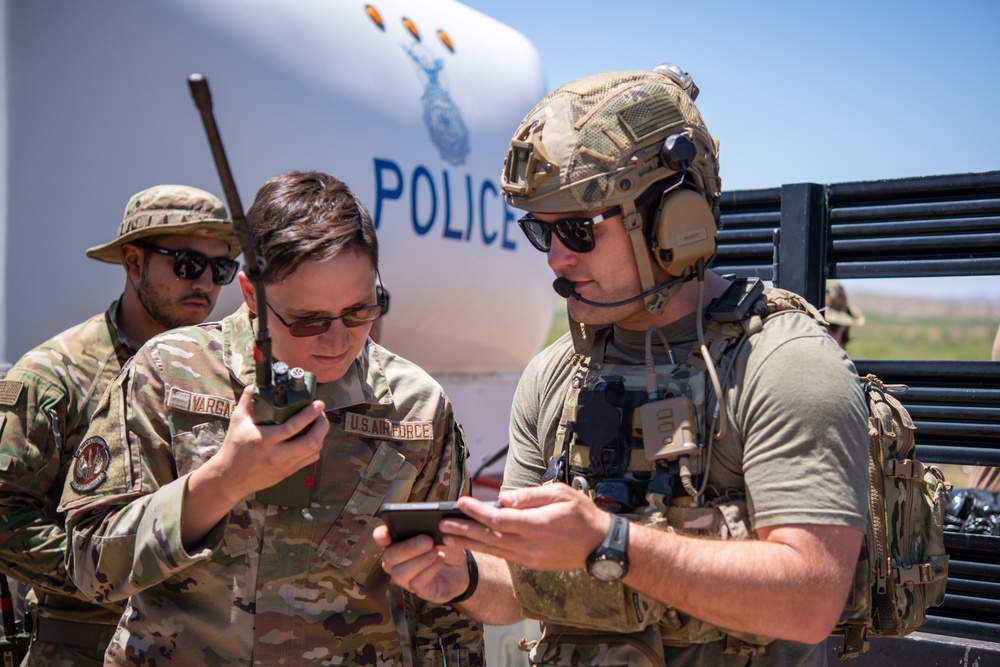 920th and 943d Security Forces aircrew survival radio training