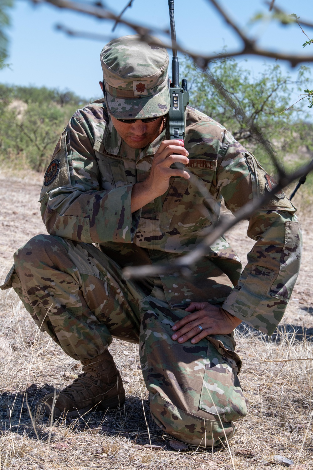 920th and 943d Security Forces aircrew survival radio training