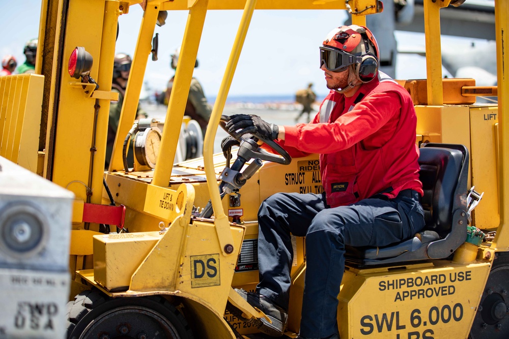 Makin Island Flight Deck Operations