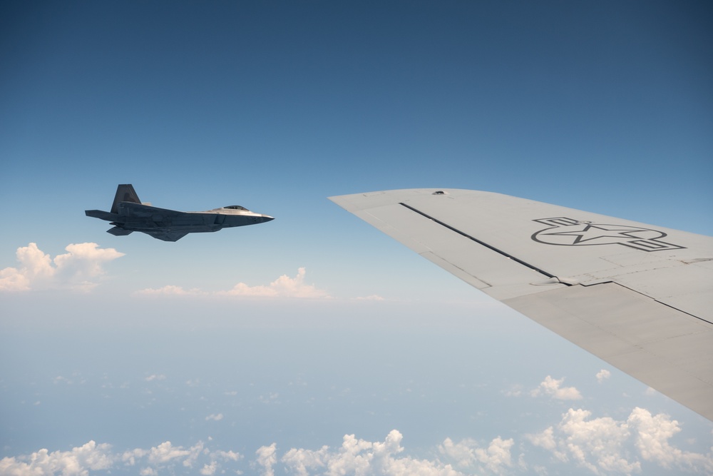 Raptors Aerial Refuel During Hoodoo Sea