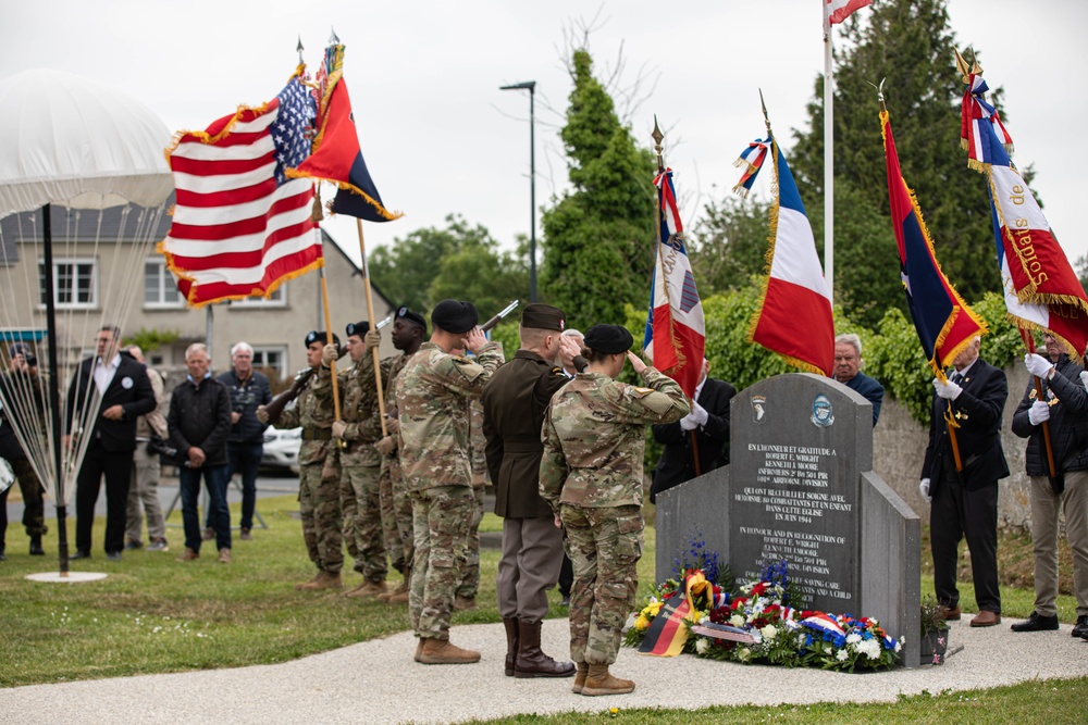 Angoville-au Plain Memorial Ceremony