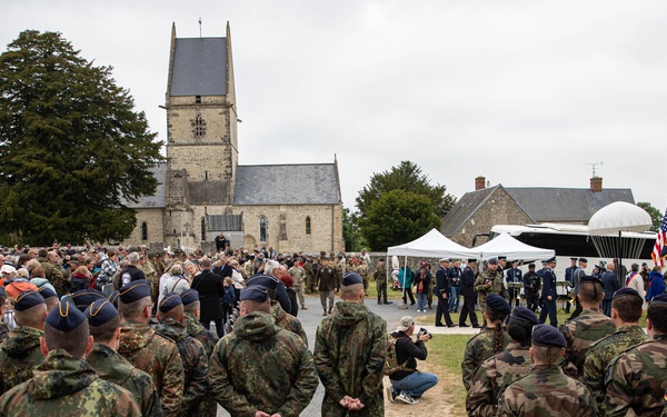 Angoville-au Plain Memorial Ceremony