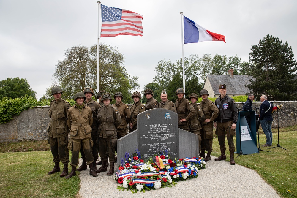 Angoville-au Plain Memorial Ceremony
